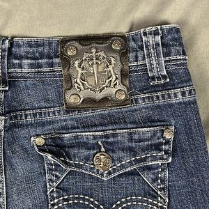 Silver Dagger Denim Capri | Size 31